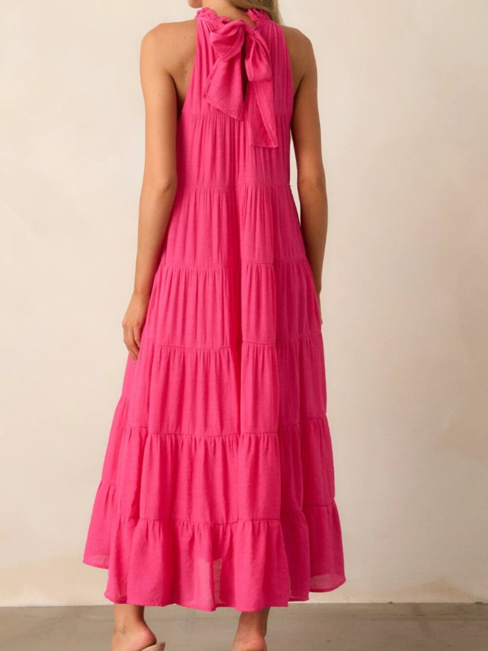 Red Dress Botique Hot Pink Maxi Dress (Size M) - Picture 2 of 5